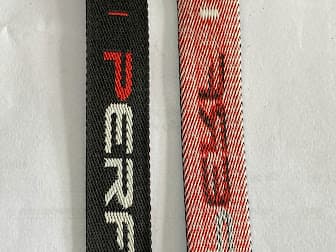 Triple Colour Cut-Mark Jacquard Tape