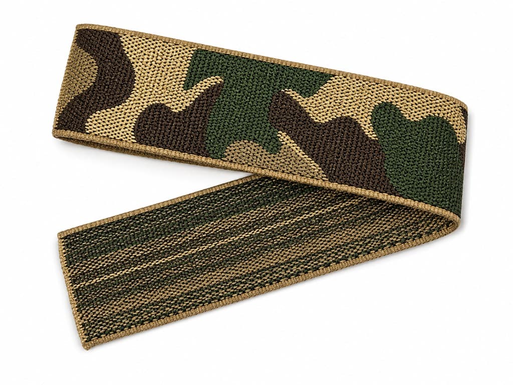 Camouflage Woven Strap view 2