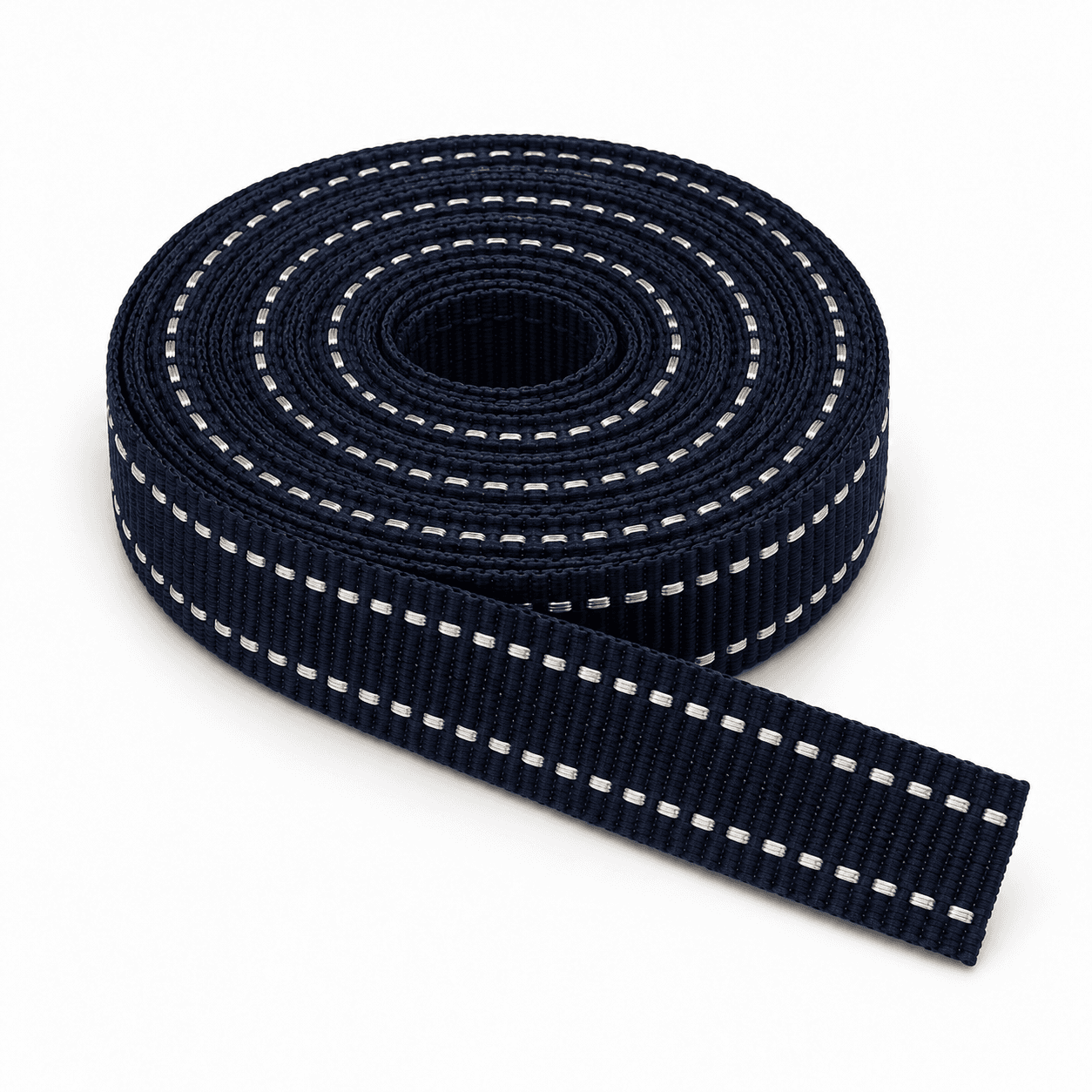 Lurex Ticking Gross Grain Tape